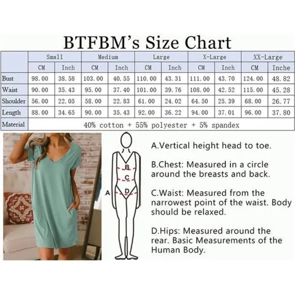 Women V-Neck Short Sleeve Summer Dresses Grey Green