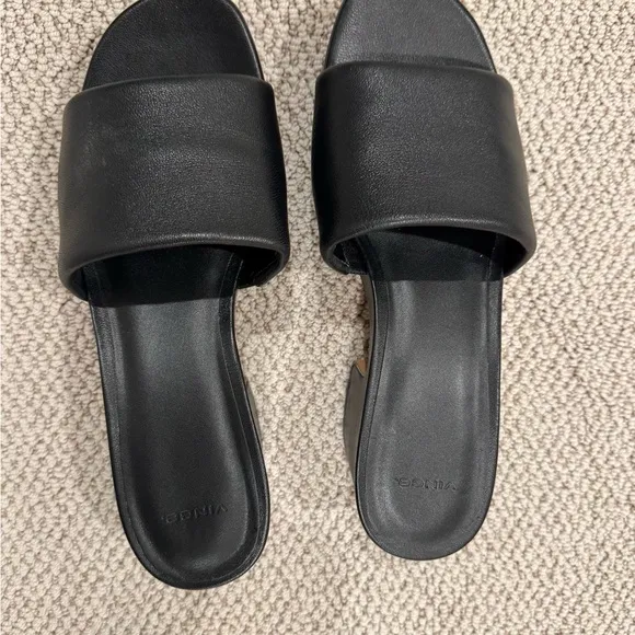 Women's Black Slide Sandals