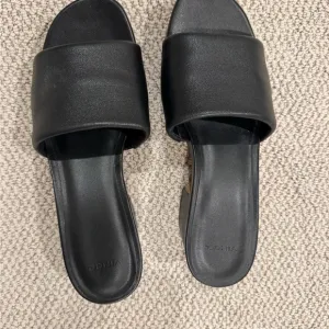 Women's Black Slide Sandals