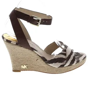 Women's Michael Kors Sandals, Size 9.5M, Brown/Beige