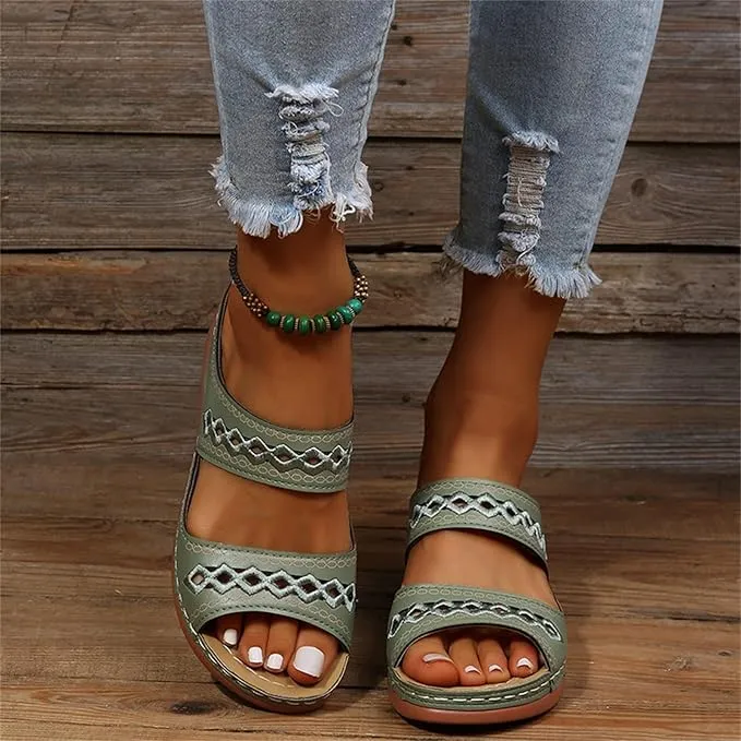 Women's Orthopedic Sandals | Slip On Flat