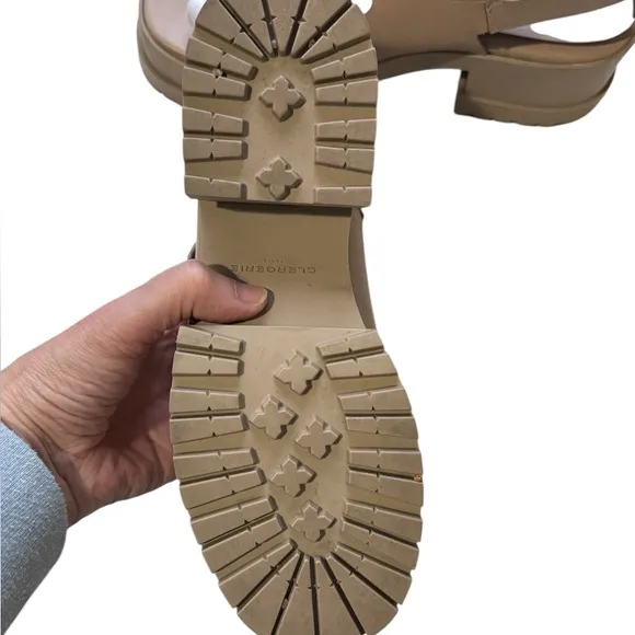 Women's Robert Clergerie Tan Platform Sandals