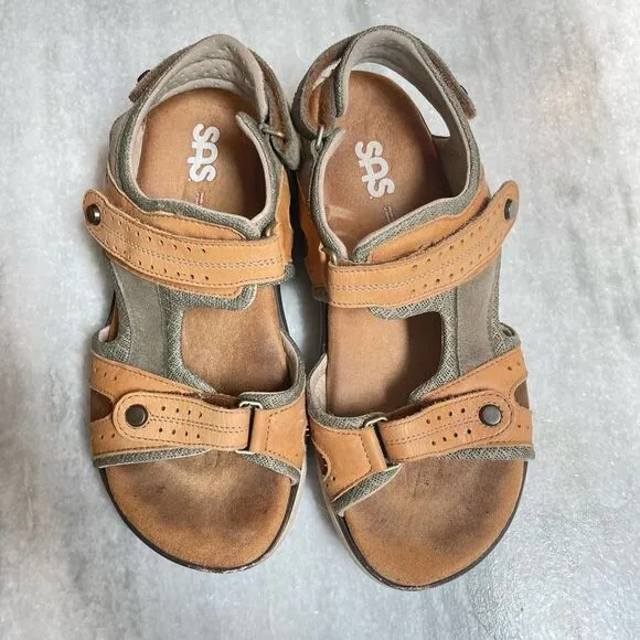 Women's SAS Leather Sports Sandals sz. 8.5