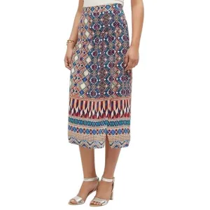 Women's Size 6 HD in Paris Olympia Silk Boho Festival Skirt $148 Anthropologie