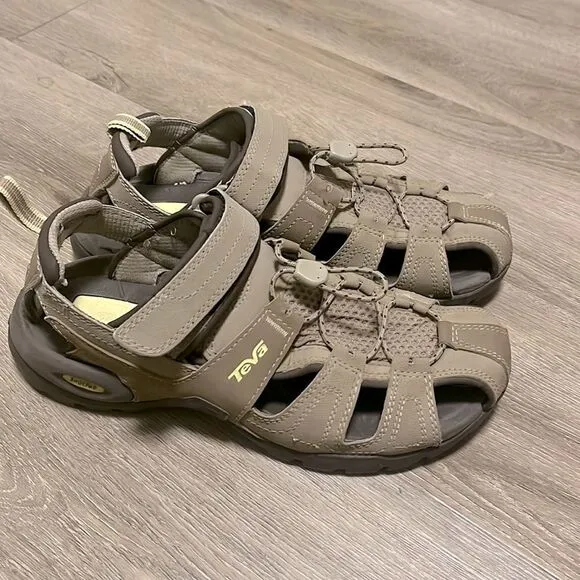 Womens TEVA Shoc Pad Sandals Size 7