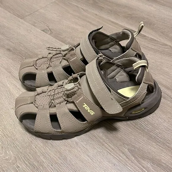 Womens TEVA Shoc Pad Sandals Size 7