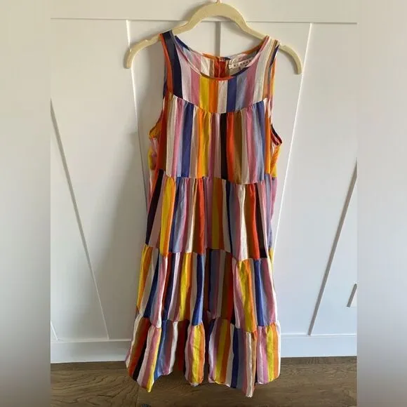 Xirena Eva Dress in Colorful Aventine Stripe