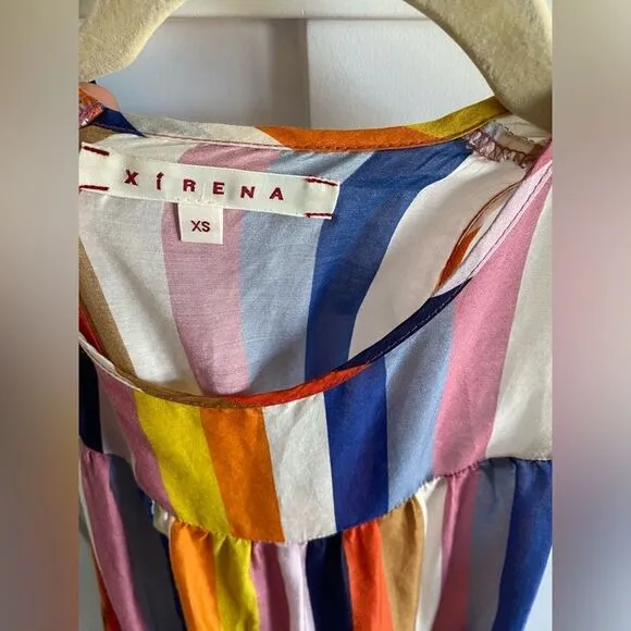 Xirena Eva Dress in Colorful Aventine Stripe