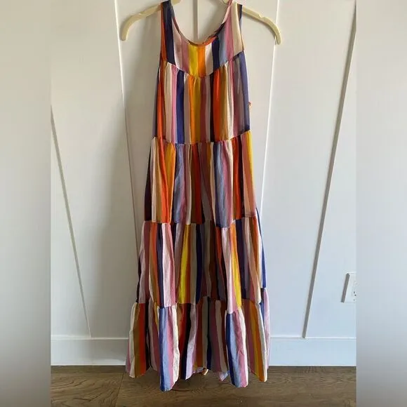 Xirena Eva Dress in Colorful Aventine Stripe