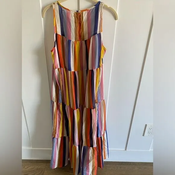 Xirena Eva Dress in Colorful Aventine Stripe