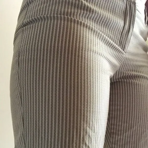 Y2K Striped Bermudas