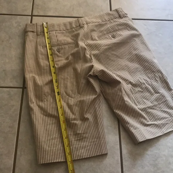 Y2K Striped Bermudas