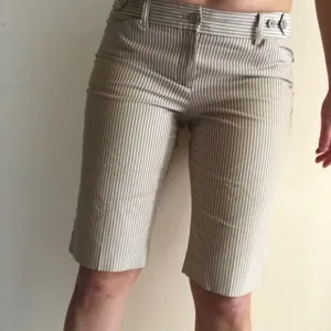 Y2K Striped Bermudas